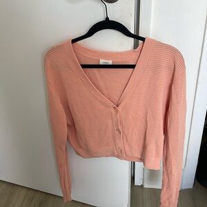 wilfred small light pink cardigan